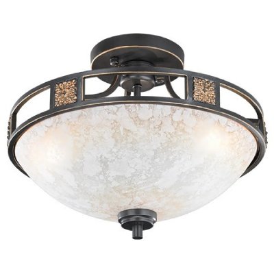 TRIO LIGHTING Plafonnier QUINTA Rouille 608100324 -  -