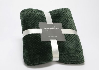 Plaid F&ocirc;ret, collection Damier, 130x170 cm, Amadeus