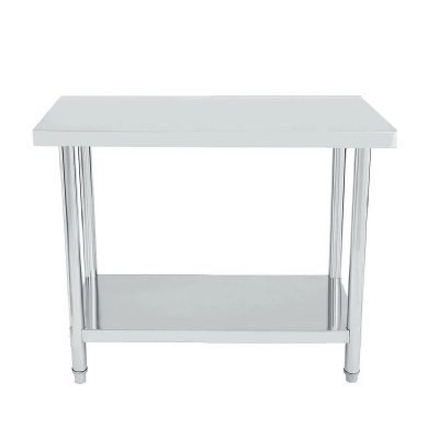Plan de travail de cuisine en inox 120x60cm - Bc-elec - Industriel - Loft - Gris