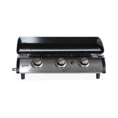 Plancha au gaz 3 feux porthos 3 br&ucirc;leurs 75 kw