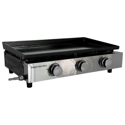 HAPPY GARDEN Plancha au gaz M&Eacute;RIDA 3 br&ucirc;leurs 6 kW 