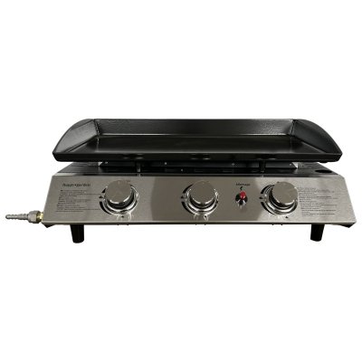 HAPPY GARDEN Plancha au gaz S&Eacute;VILLE - 3 br&ucirc;leurs 7,5kW