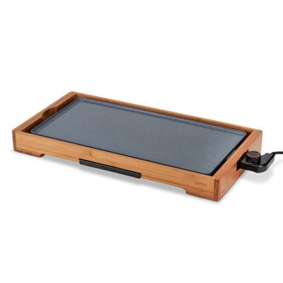 LIVOO Plancha bambou rev&ecirc;tement c&eacute;ramique 2200 W DOC322 