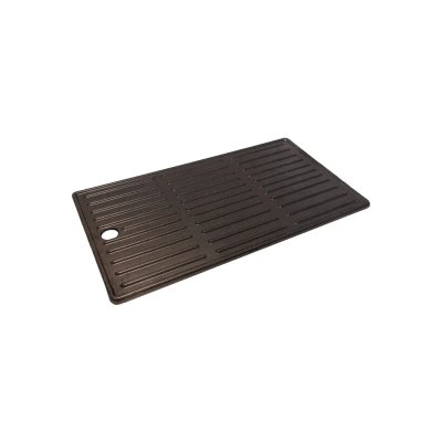 CHAR BROIL Plancha en fonte 43,5 x 23,7 cm pour barbecue 2 br&ucirc;leurs Char-Broil