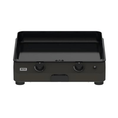 ENO Plancha  Fusion 60 Gaz 2 br&ucirc;leurs 5000 W Noir et Inox 