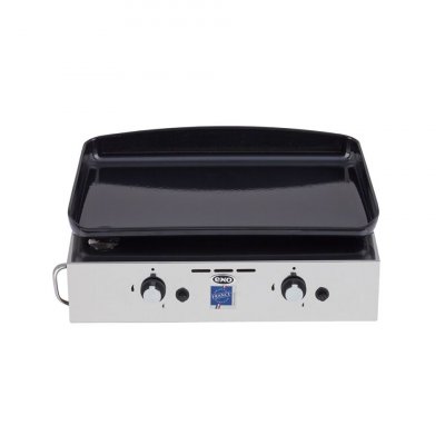 ENO Plancha  Initial 50 Gaz 2 br&ucirc;leurs 5000 W Noir et Inox 