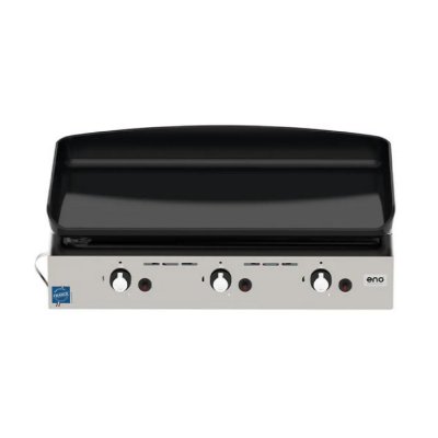 ENO Plancha  Initial 65 3 br&ucirc;leurs &agrave; gas 5000 W Gaz Noir et Inox 