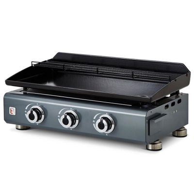 BRASERO Plancha gaz  Silvia II G 3 feux plaque acier