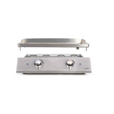 Plancha inox 2 thermostats LIVOO