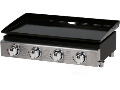 HABITAT ET JARDIN plancha presto 4 - 4 br&ucirc;leurs - 9.7kw - gris 