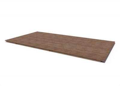 ALTANKA Plancher abri de jardin trait&eacute; autoclave - 3 m&sup2; - 18 mm - POD05