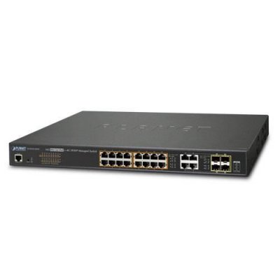 PLANET  GS-4210-16P4C commutateur r&eacute;seau G&eacute;r&eacute; L2/L4 GS-4210-16P4C