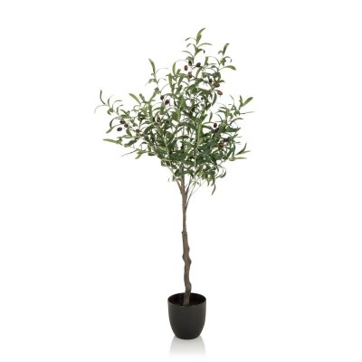Plante artificielle / Arbre artificiel OLIVE Plastique vert 120 cm