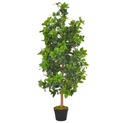VIDAXL Plante artificielle avec pot Laurier Vert 120 cm  n/a