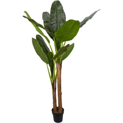 Plante Artificielle Xxl ""bananier"" 160cm Vert - Paris Prix