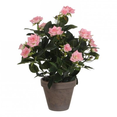 Plante d&eacute;corative mica decorations rosal c&eacute;ramique pvc