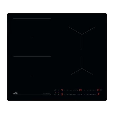  Plaque &agrave; Induction AEG 4 Zones 7200W Noir - TO64IB00IB
