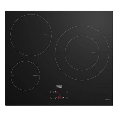 BEKO Plaque &agrave; Induction  HII63402MT Noir (3 Zones de cuisson) 