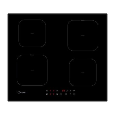 INDESIT Plaque &agrave; Induction  4 Zones 7400W Noir - IS F 18Q60 NE