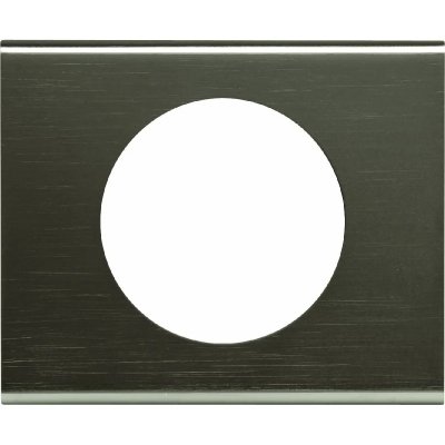 LEGRAND Plaque C&eacute;liane Black Nickel -1 poste