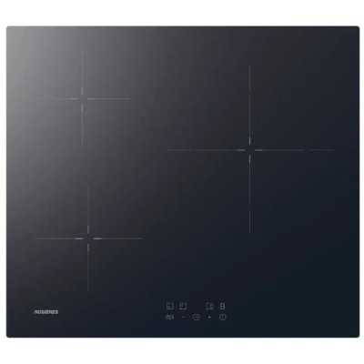 ROSIERES Plaque de cuisson induction  - 3 feux - 59 x 52 x 5,8 cm - RI633CBB 