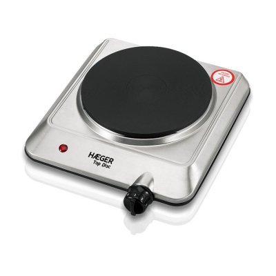 HAEGER Plaque &eacute;lectrique  top disc acier inoxydable 1 fourneau 1500w