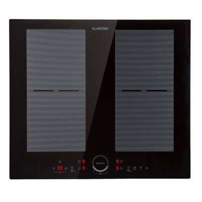 Plaque induction 4 feux encastrable - Klarstein - Delicatessa 60 - 7000 W - vitroc&eacute;ramique - noir