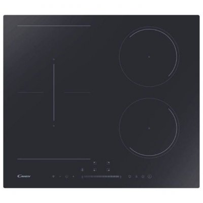 CANDY Plaque induction CTPS64SCTTWIFI, 4 foyers, Zone extensible, Slider