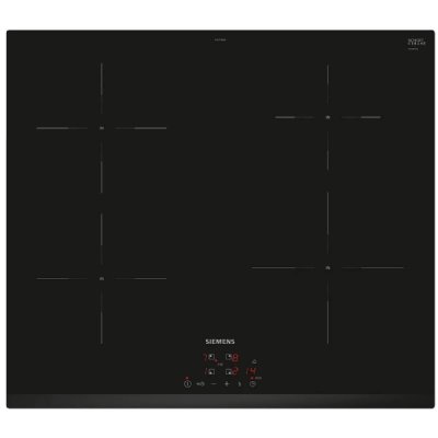 SIEMENS Plaque induction EH631BEB6E IQ100, 60cm, 7400W, 4 Feux, 4boosters