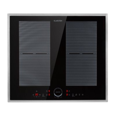  Plaque induction encastrable 4 feux - Klarstein - 7000 W - vitroc&eacute;ramique - noir 
