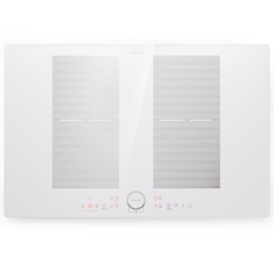 KLARSTEIN Plaque Induction Plaque de cuisson &agrave; Induction 4 Feux de 7000W Minuterie Blanc