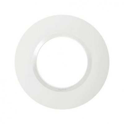 LEGRAND Plaque Plaque de finition blanche ronde - Dooxie - 