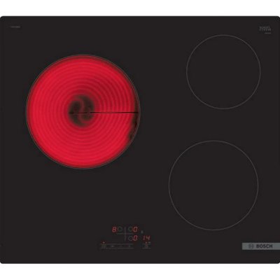 BOSCH Plaque : Vitroc&eacute;ramique  3 Feux 59.2 / 52.2cm PKM611BB8E