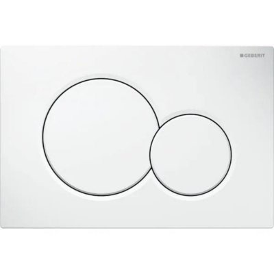GEBERIT Plaque WC Sigma01 blanc - 