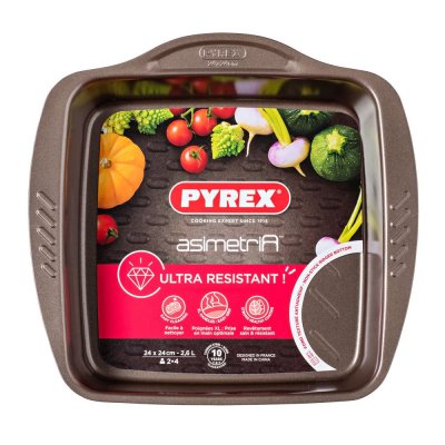 PYREX Plat &Agrave; Four  Carr&eacute; 24 Cm Asimetria