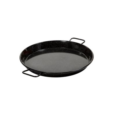 GARCIMA Plat a paella acier &eacute;maill&eacute; diam&egrave;tre 46 cm 12 parts