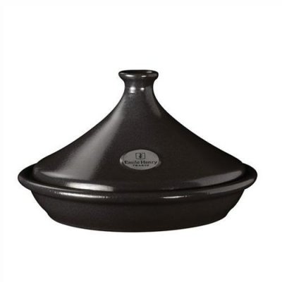EMILE HENRY Plat &agrave; tajine 32 cm  noir