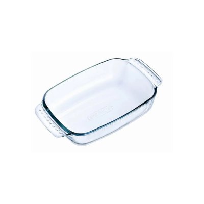 PYREX Plat de four  rectangulaire transparent verre (30 x 20 cm)