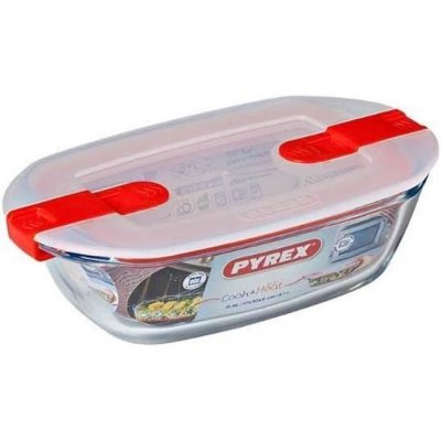 PYREX Plat rect 17x10 cv cook heat  214ph00 7145