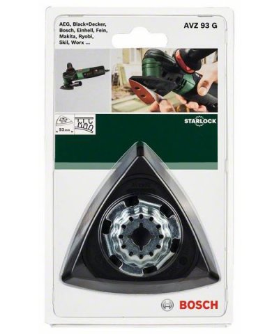 BOSCH Plateau de pon&ccedil;age  Starlock AVZ 93 G 2609256956 Noir