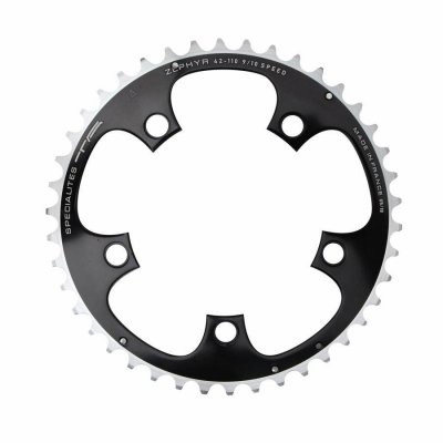GENERIQUE Plateau Diam 110 42 Dents 5 Branches Zephyr Exterieur 9/10v Noir Specialites Ta