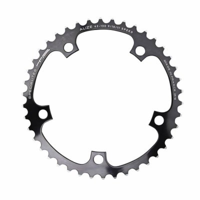 SPECIALITES TA Plateau Route Diam 130 Inter 42dts Noir Alize (Comp.Shimano) Ta