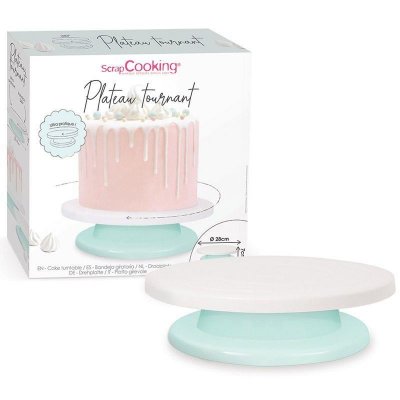 SCRAPCOOKING Plateau Tournant Pour G&acirc;teau &Oslash; 28 Cm