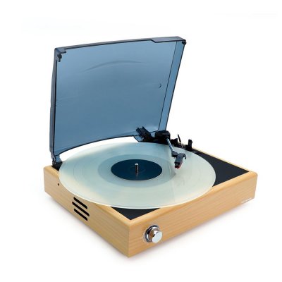  Platine vinyle avec haut-parleurs int&eacute;gr&eacute;s