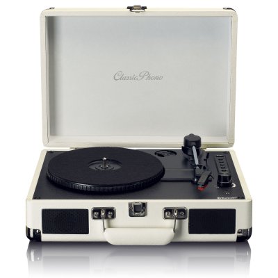 LENCO Platine vinyle Bluetooth avec enceintes int&eacute;gr&eacute;s TT-115CR Cr&egrave;me