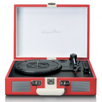 LENCO Platine vinyle bluetooth avec haut-parleurs rouge