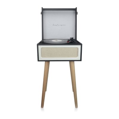 PRIXTON Platine Vinyle Detroit - Tourne-disque - Bluetooth - Reproduit des vinyles et radio FM
