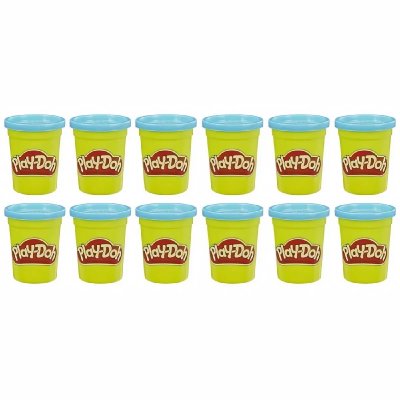 PLAYDOH Play-doh - p&acirc;te a modeler - 12 pots de 112g - bleu HASE4827F02