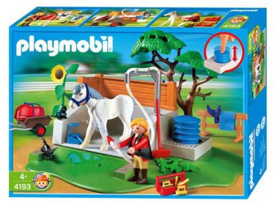 PLAYMOBIL 4193 Box lavage chevaux