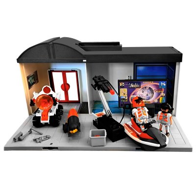 PLAYMOBIL 5085 Top Agents - Quartier g&eacute;n&eacute;ral transportable